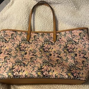 AUTHENTIC Tory Burch Large Tote in Pink Floral